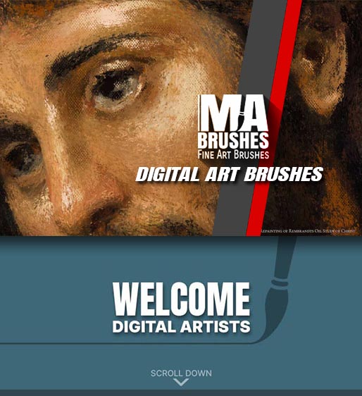 Photoshop Brushes with Oil Textures for Art Painting MA-Brushes 2
