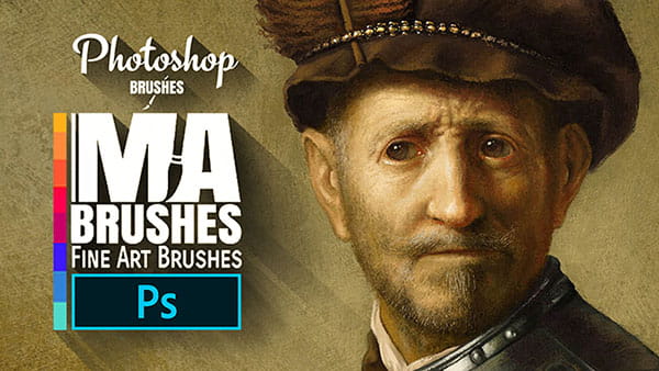 Photoshop Painting Brushes Oil Texture Brush pack Concept Art Brushes artistic 5g-min