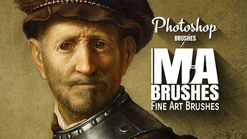 Photoshop Kunst Pinsel Malerei Öl set