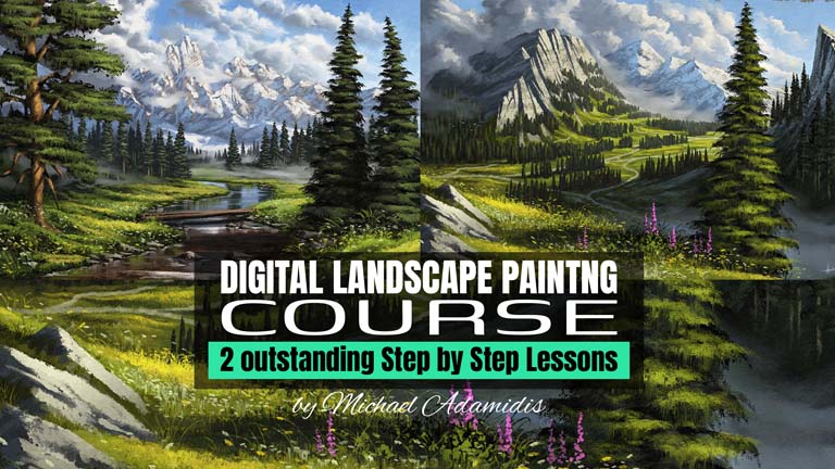 How to paint a digital landscape