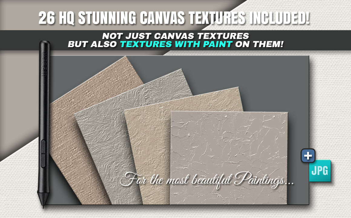 Magic Canvas Textures for digital painting the original