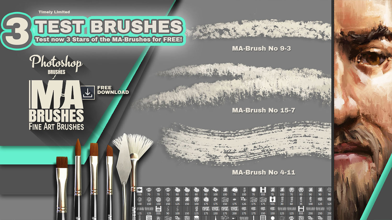 Download the MA-Brushes for Photoshop for FREE now