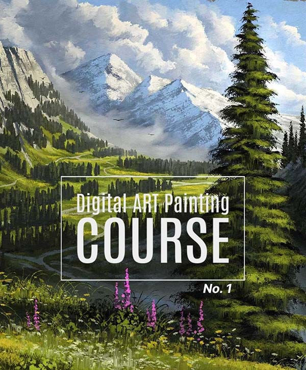 Digital Landscape Painting Course online tutorial
