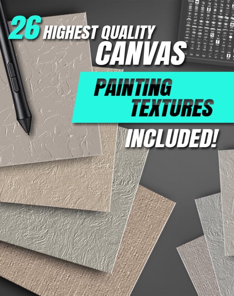 Magic Canvas Textures for digital painting the original