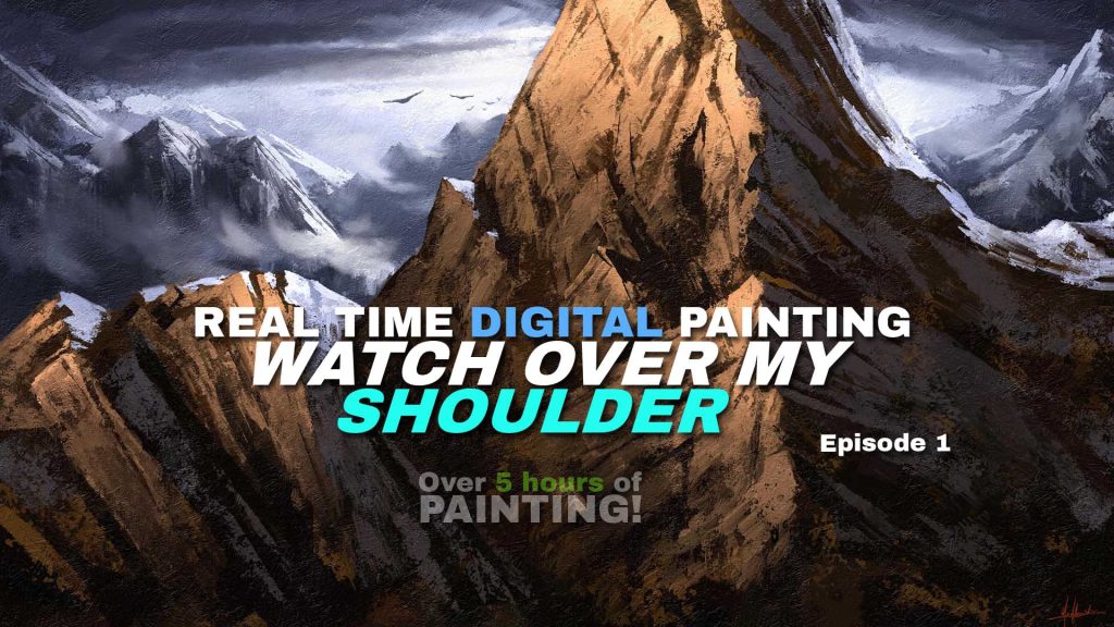 Digital concept art painting tutorial course